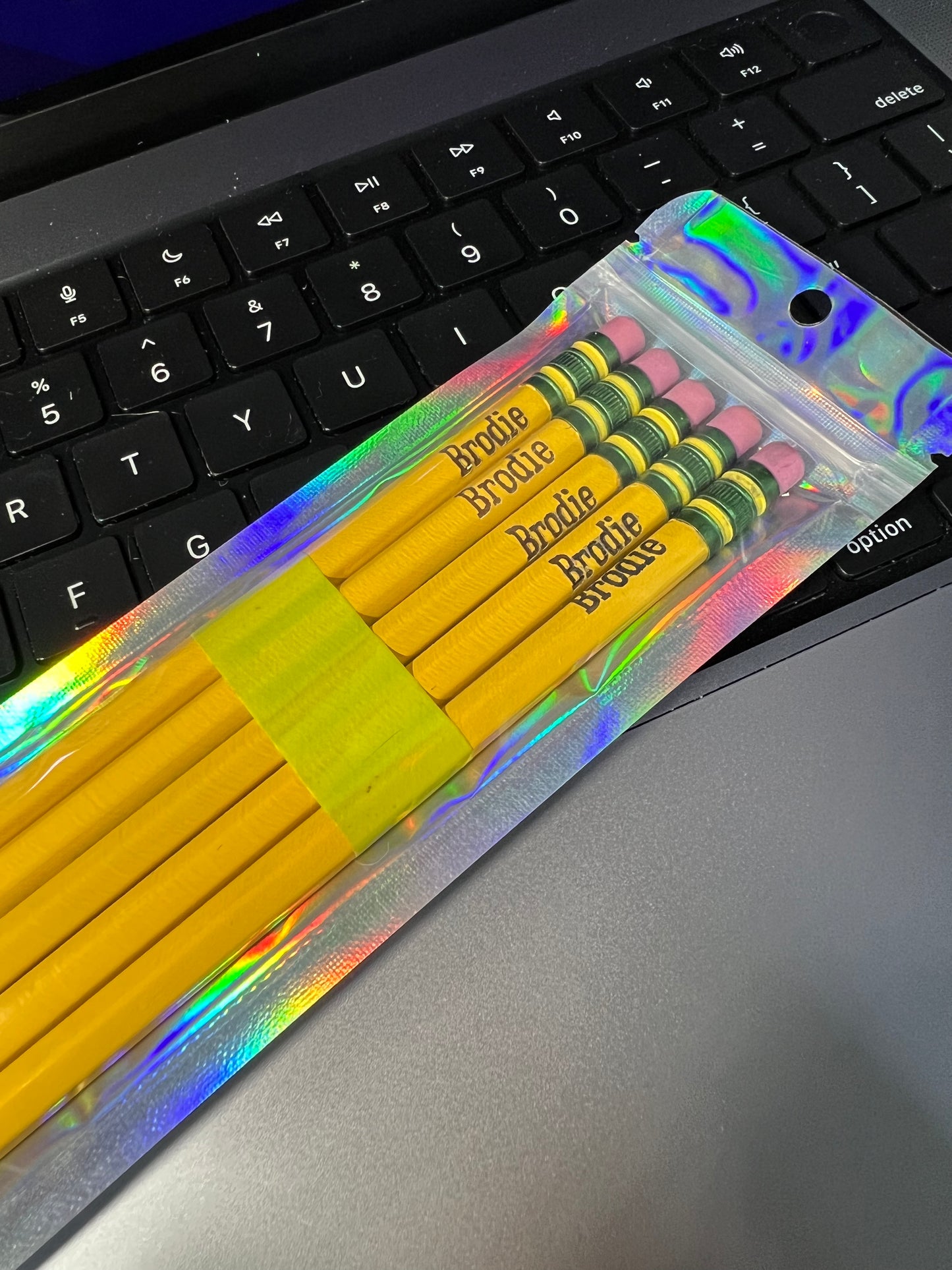 Set of 5 Personalized Pencils