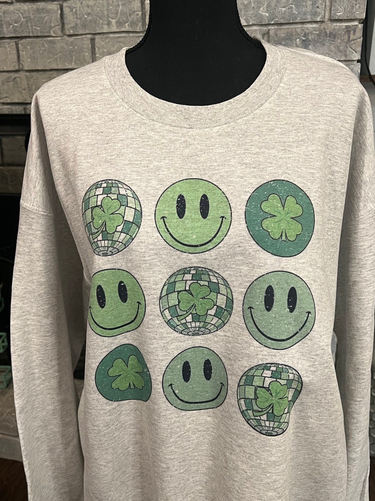 Shamrock Disco Smiles Sweatshirt